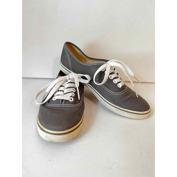 VANS Authentic‎ Gray Classic Sneakers Sz. 6.5 - Picture 1 of 5